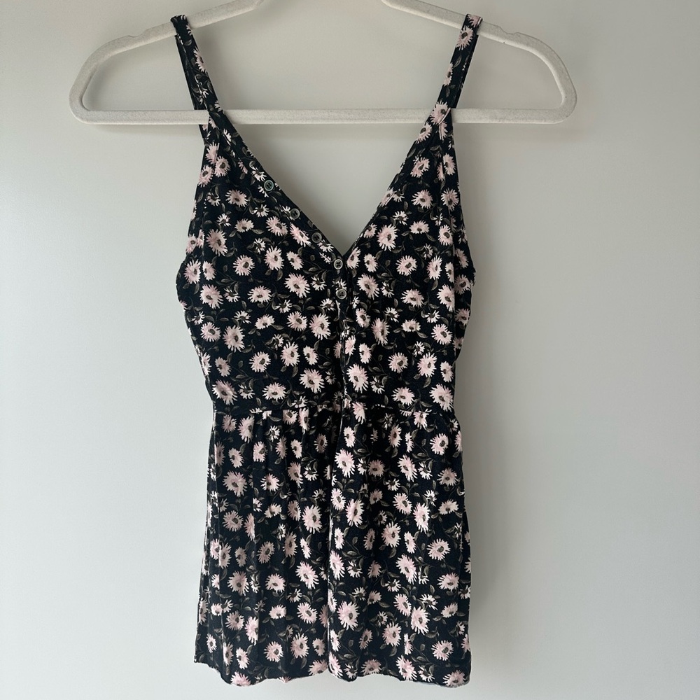 American Eagle Soft & Sexy Floral Tank Top Size XS